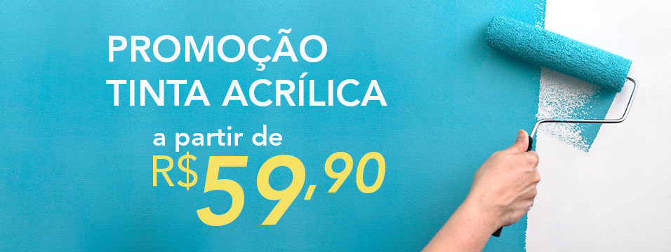 Promoção Tinta Acrílica | Universal Tintas